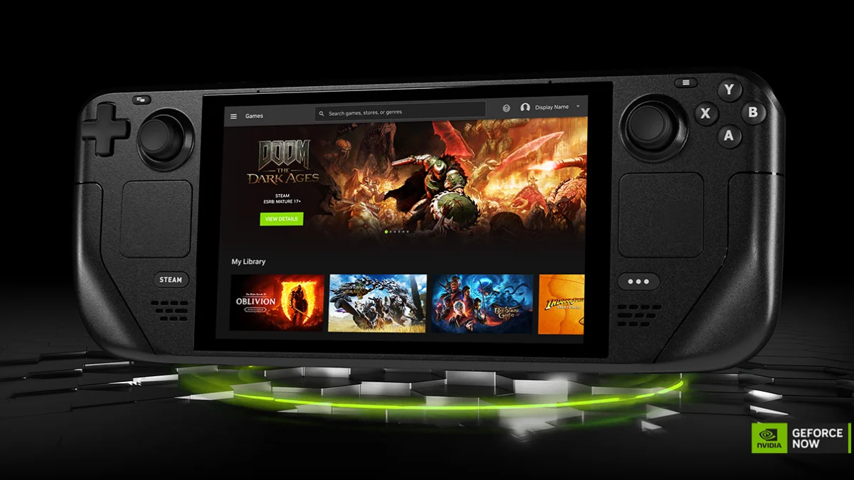 Steam deck NVIDIA GeForce Now