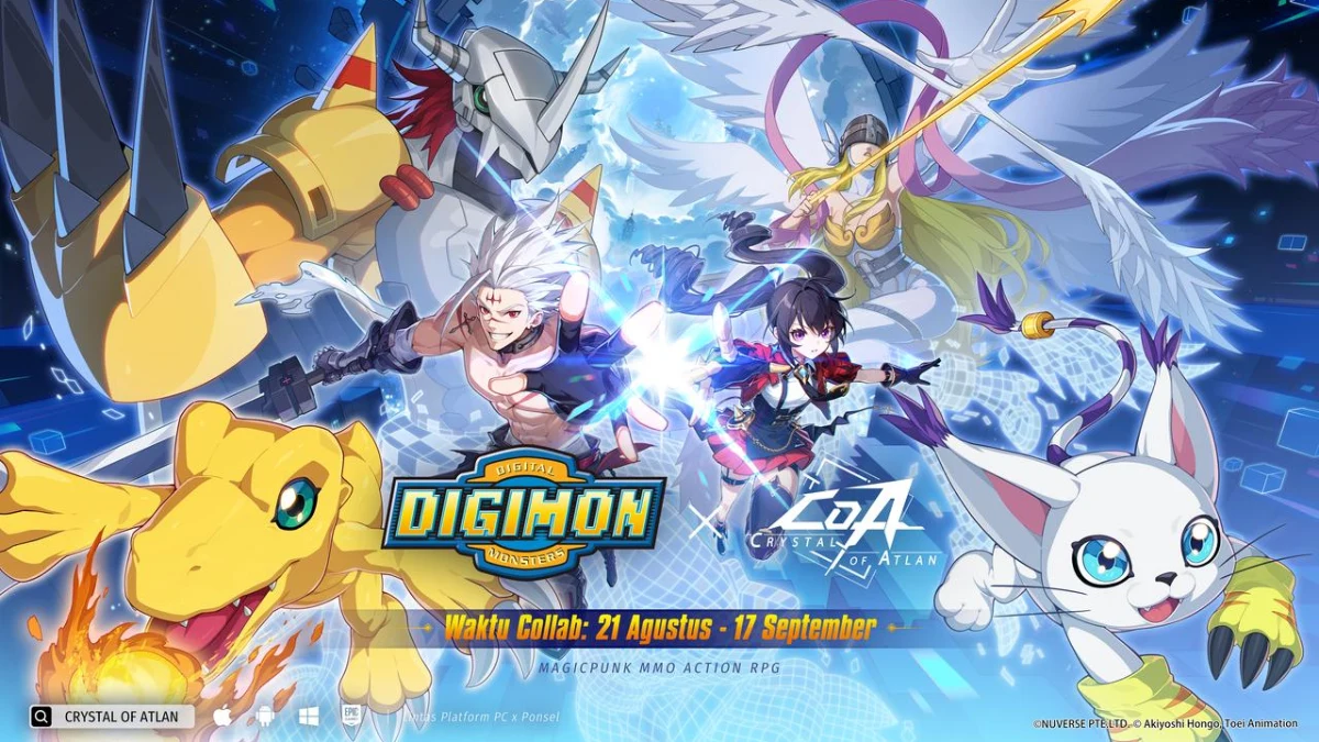 Crystal of Atlan x Digimon Event