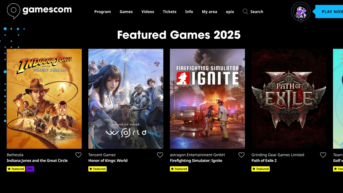 Gamescom Launching Night Live 2025