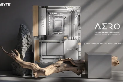 Gigabyte X870E AERO X3D WOOD kayu
