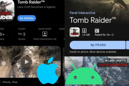 Tomb Raider HP android vs ios harga