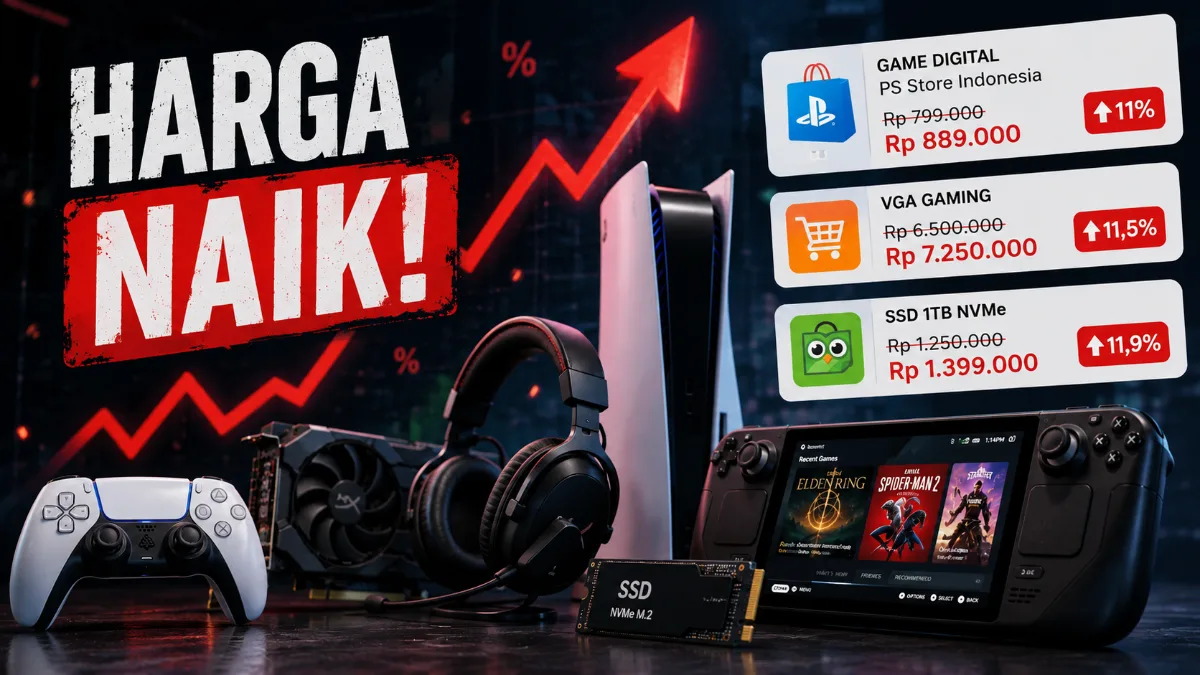 Harga game dan elektronik di marketplace naik